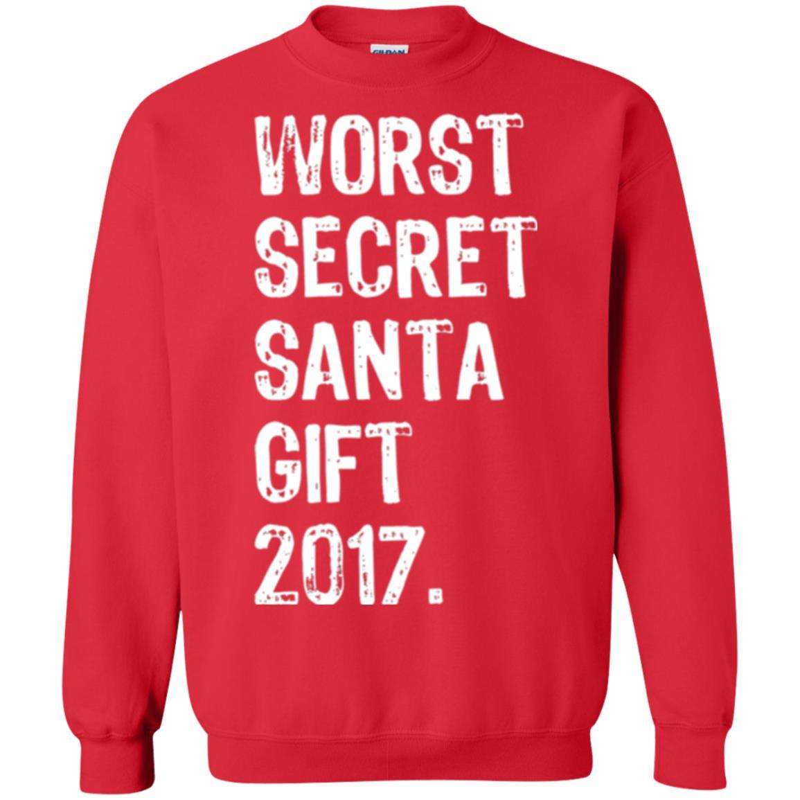 Christmas T-shirt Worst Secret Santa Gift 2017 Red