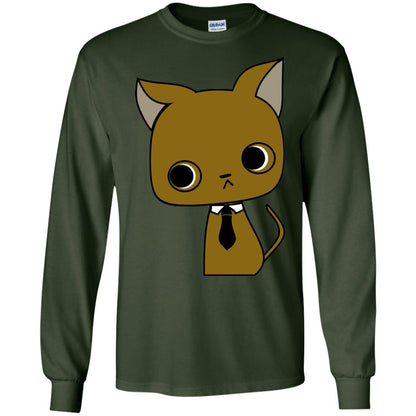 Funny Business Love Cat Shirt Forest Green