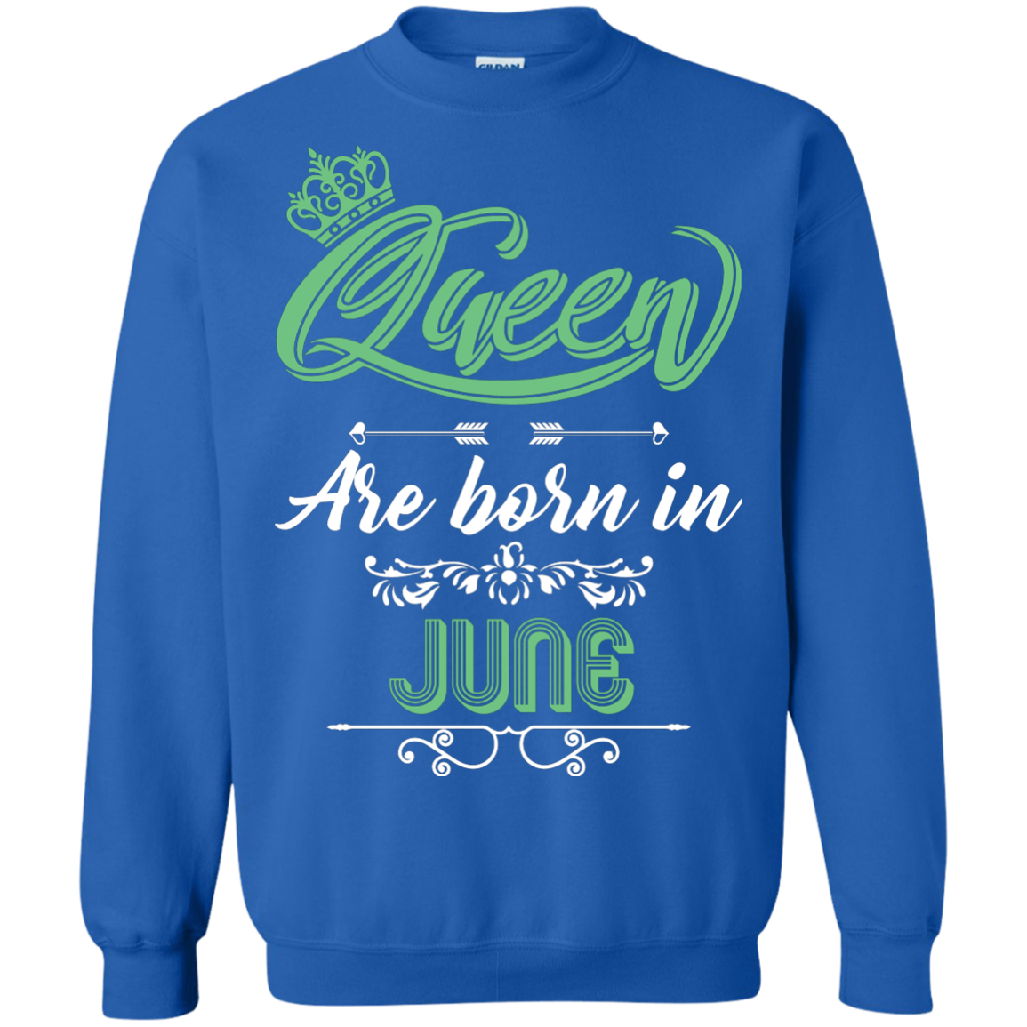 Brithday T-Shirt Queen Are Born In June Royal