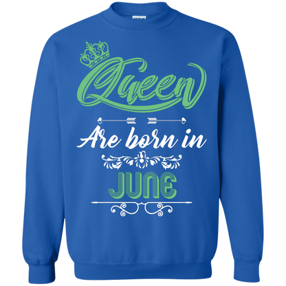 Brithday T-Shirt Queen Are Born In June Royal