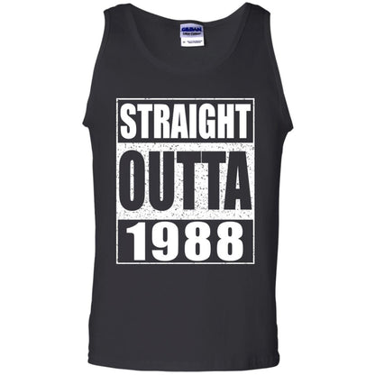 Straight Outta 1988 Funny 30th Birthday Shirt Black