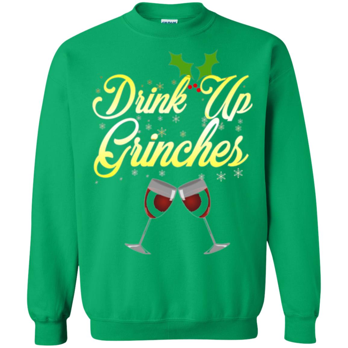 Christmas T-shirt Drink Up Grinches Irish Green