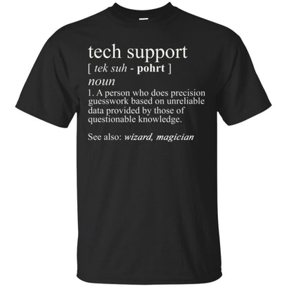 Tech Support T-shirt Black