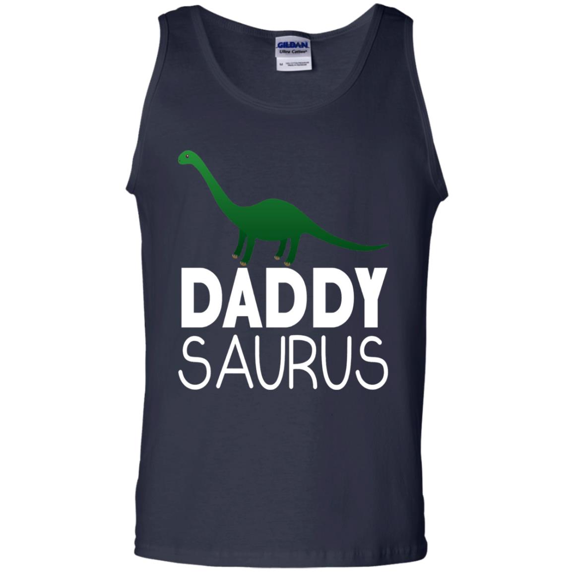 Daddy Saurus Dinosaur Matching Daddy T-shirt Navy
