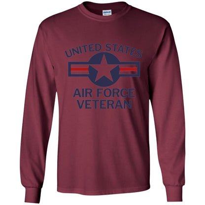 United States Air Force Veteran T-shirt Maroon