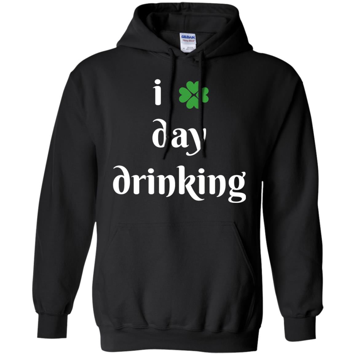 I Day Drinking Funny St Patricks Day T-shirt Black
