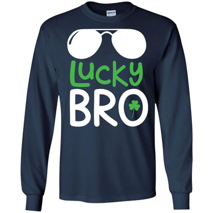 Lucky Bro St. Patrick_s Day T-shirt Navy