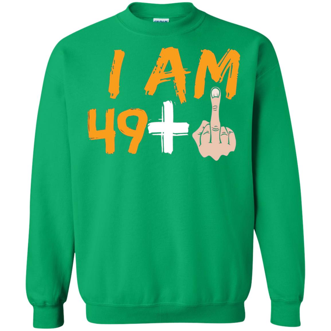 50th Birthday Funny T-shirt I Am 50 Years Old Irish Green