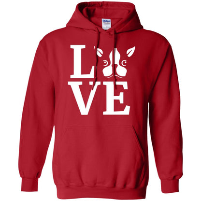 Dog Lovers T-shirt I Love My Boston Terrier Red