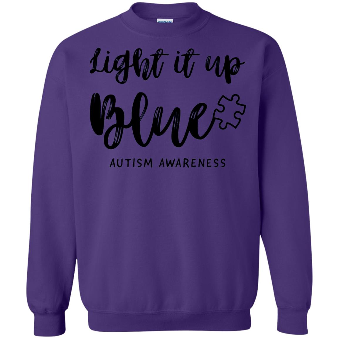 Autism Awareness Shirts Light It Up Blue Purple