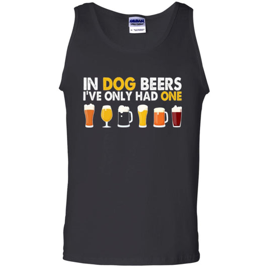 Beer T-shirt In Dog Beers I_ve Only Had One Black