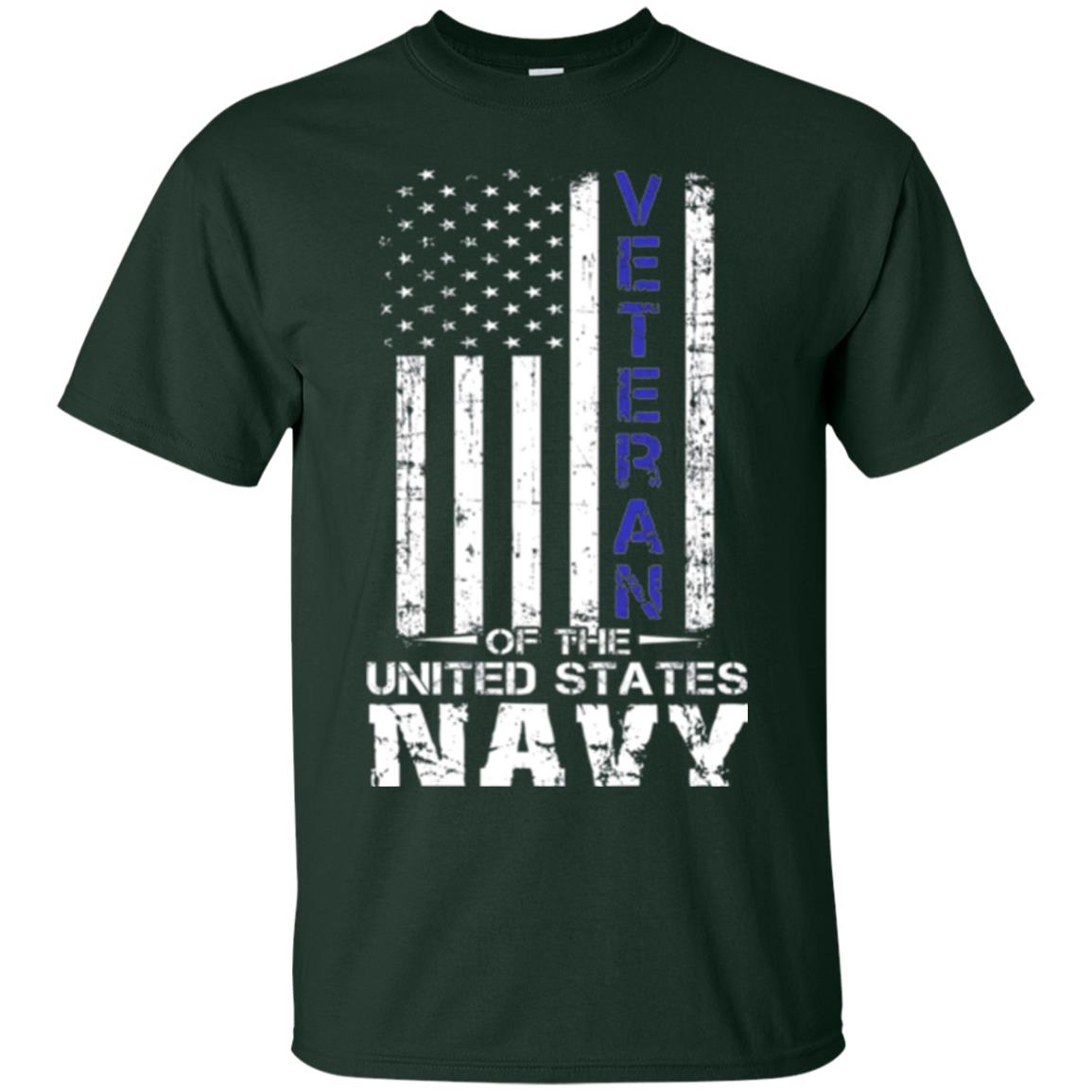 Us Navy Veteran T-shirt Forest Green