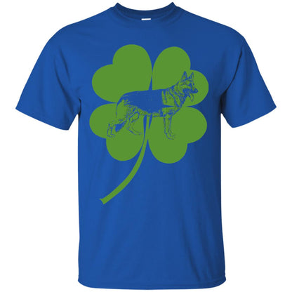 German Shepherd Saint Patrick_s Day T-shirt Royal