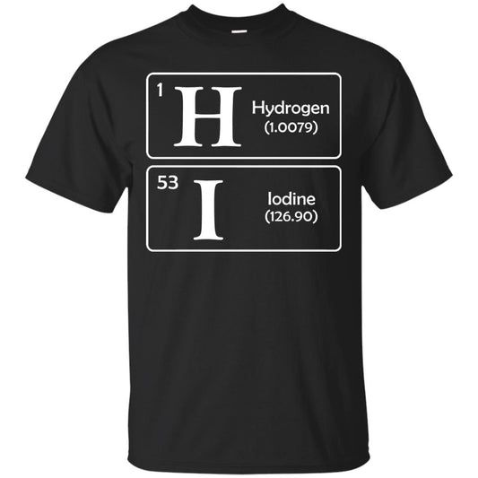 Hydrogen Iodine Hi Shirt Black