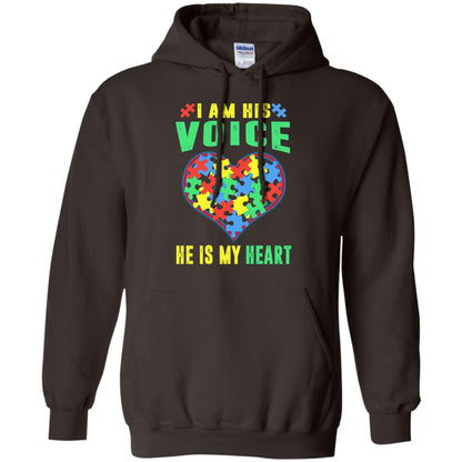 Autism Awareness Shirt He Is My Heart Dark Chocolate