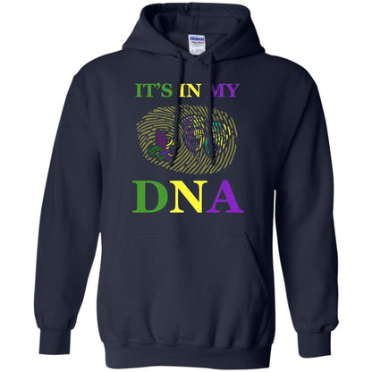 Mardi Gras T-shirt It's In My Dna Navy