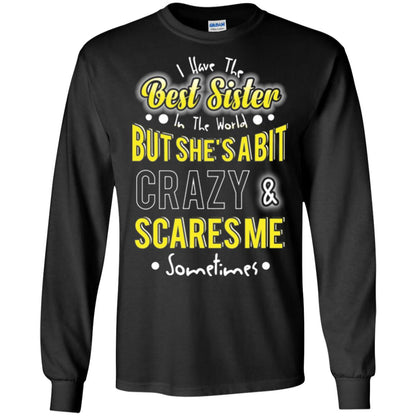 Family T-shirt I Have The Best Sister In The World Black