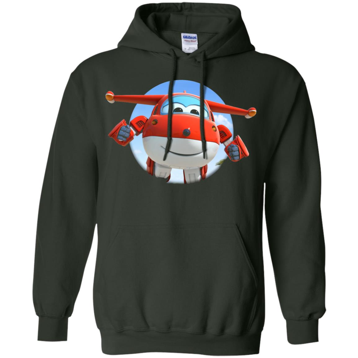 Super Wings Jett Movie Lover T-shirt Forest Green