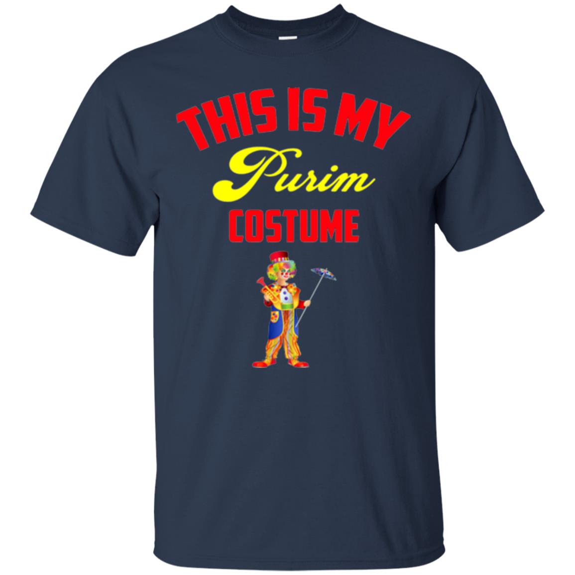 This Is My Purim Costume Purim Day T-shirt Navy