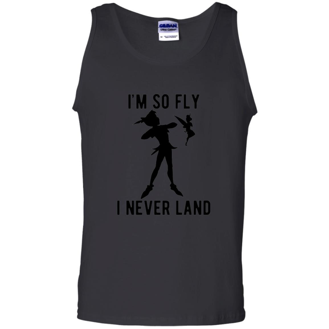 Film T-shirt Tinker Bell I'm So Fly I Never Land Black