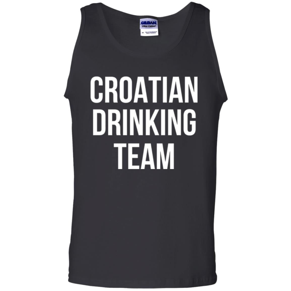 Croatian Drinking Team Drinking T-shirt Black