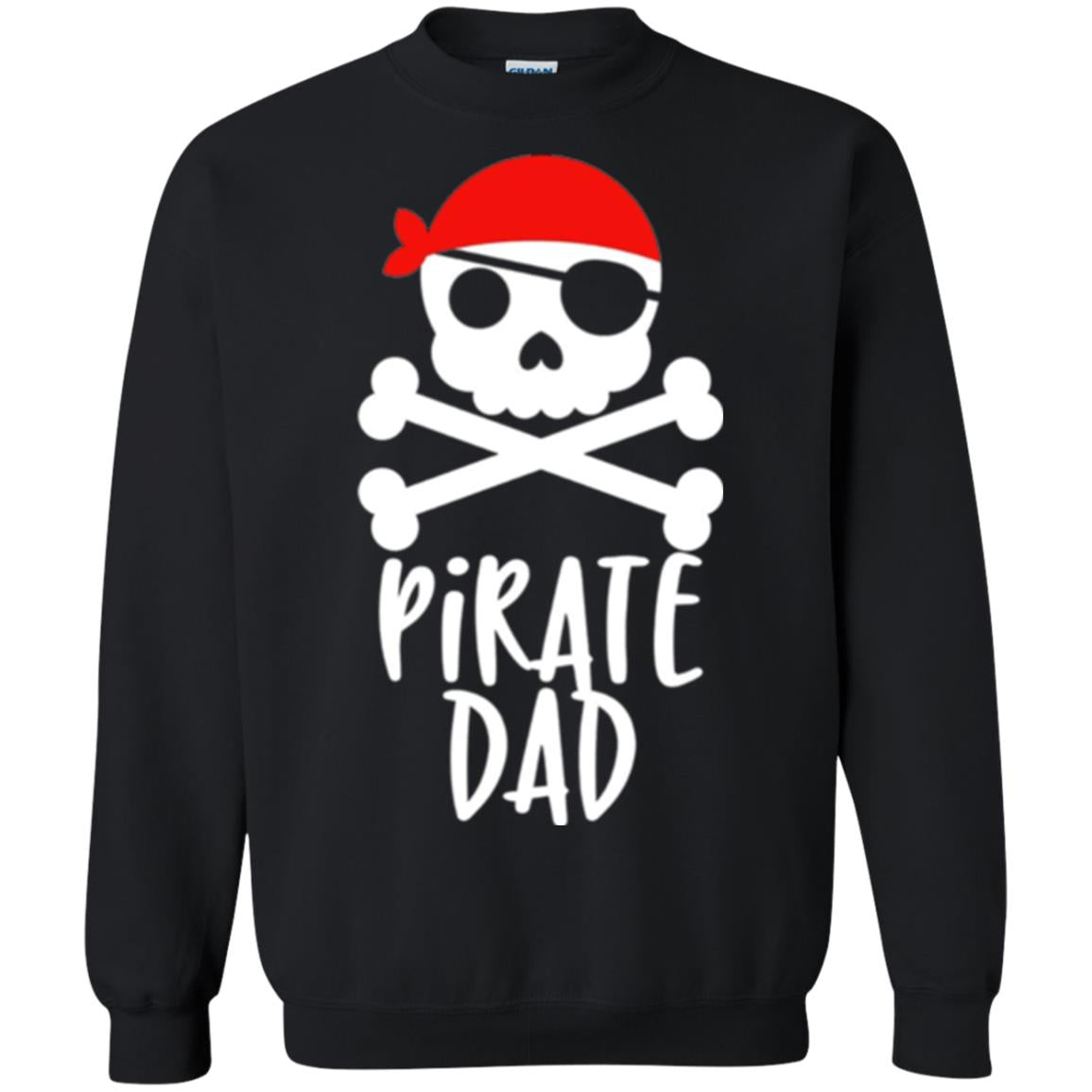 Daddy T-shirt Pirate Dad T-shirt Black