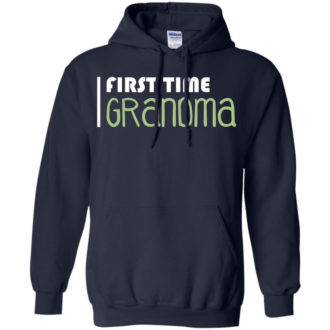 First Time Grandma Shirt Navy