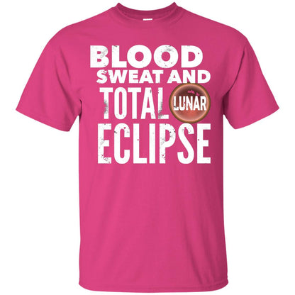 Total Lunar Eclipse 2018 Blood Sweat T-shirt Heliconia