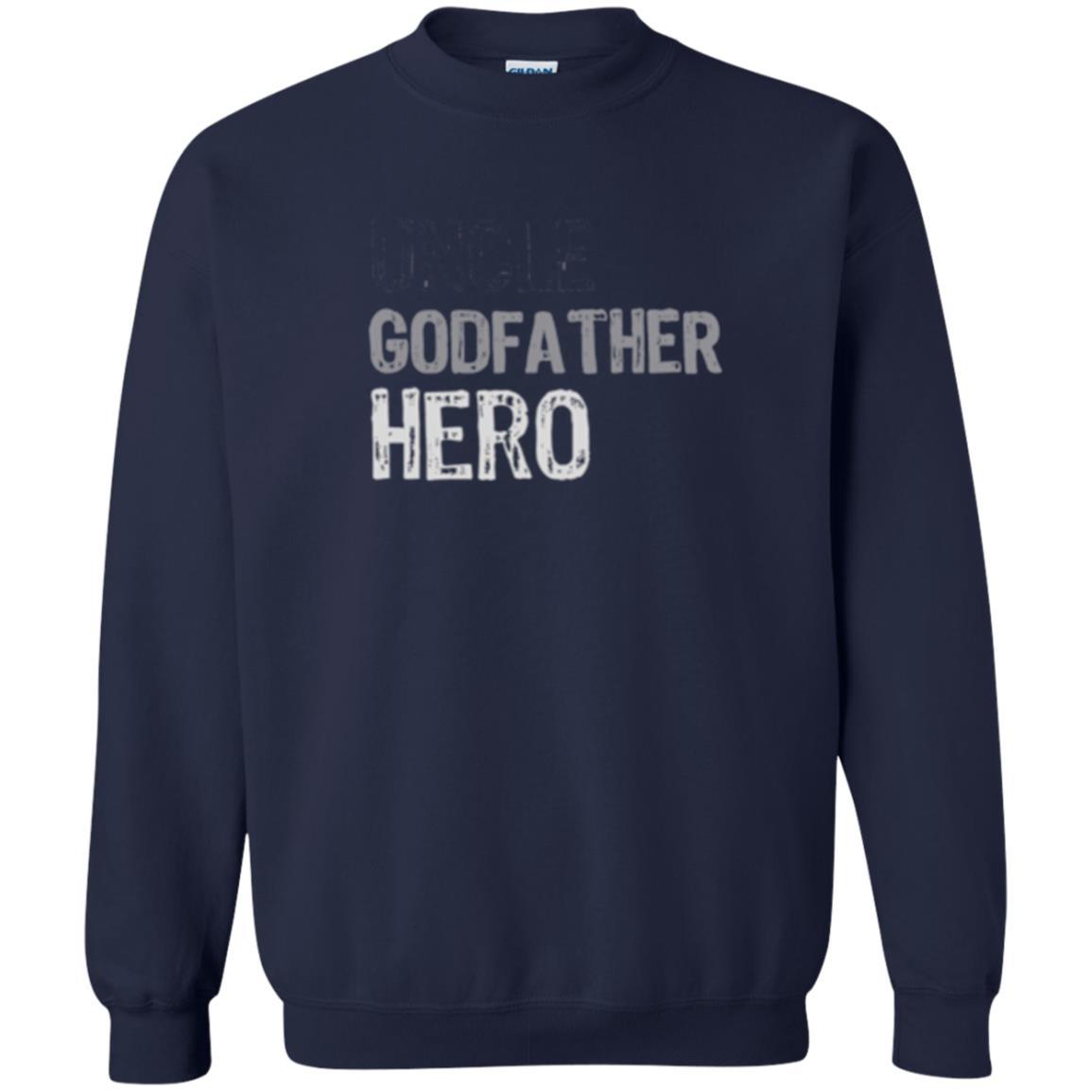 Daddy T-shirt Uncle Godfather Hero T-shirt Navy
