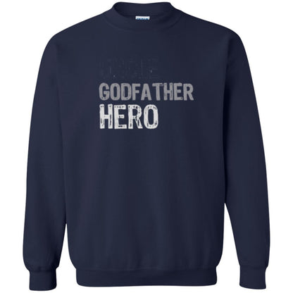Daddy T-shirt Uncle Godfather Hero T-shirt Navy