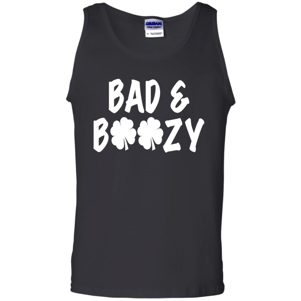 Bad And Boozy St. Patrick_s Day T-shirt Black