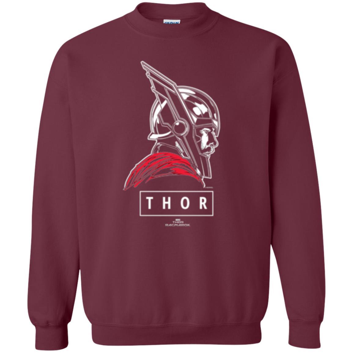 Marvel Thor Ragnarok God Of Tonal Street View T-shirt Maroon