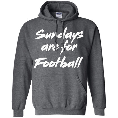 Football Lover T-shirt Sundays Are For Football Dark Heather
