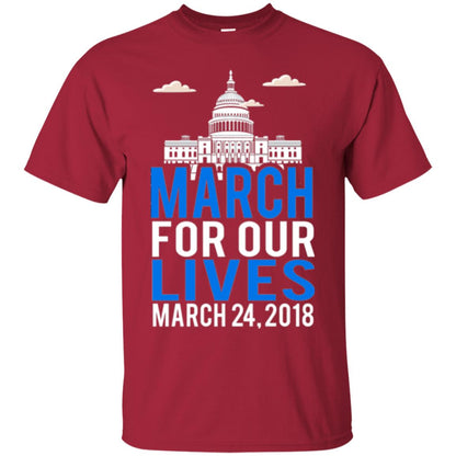 March For Our Lives Anti Gun T-shirt Cardinal