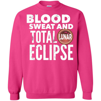 Total Lunar Eclipse 2018 Blood Sweat T-shirt Heliconia