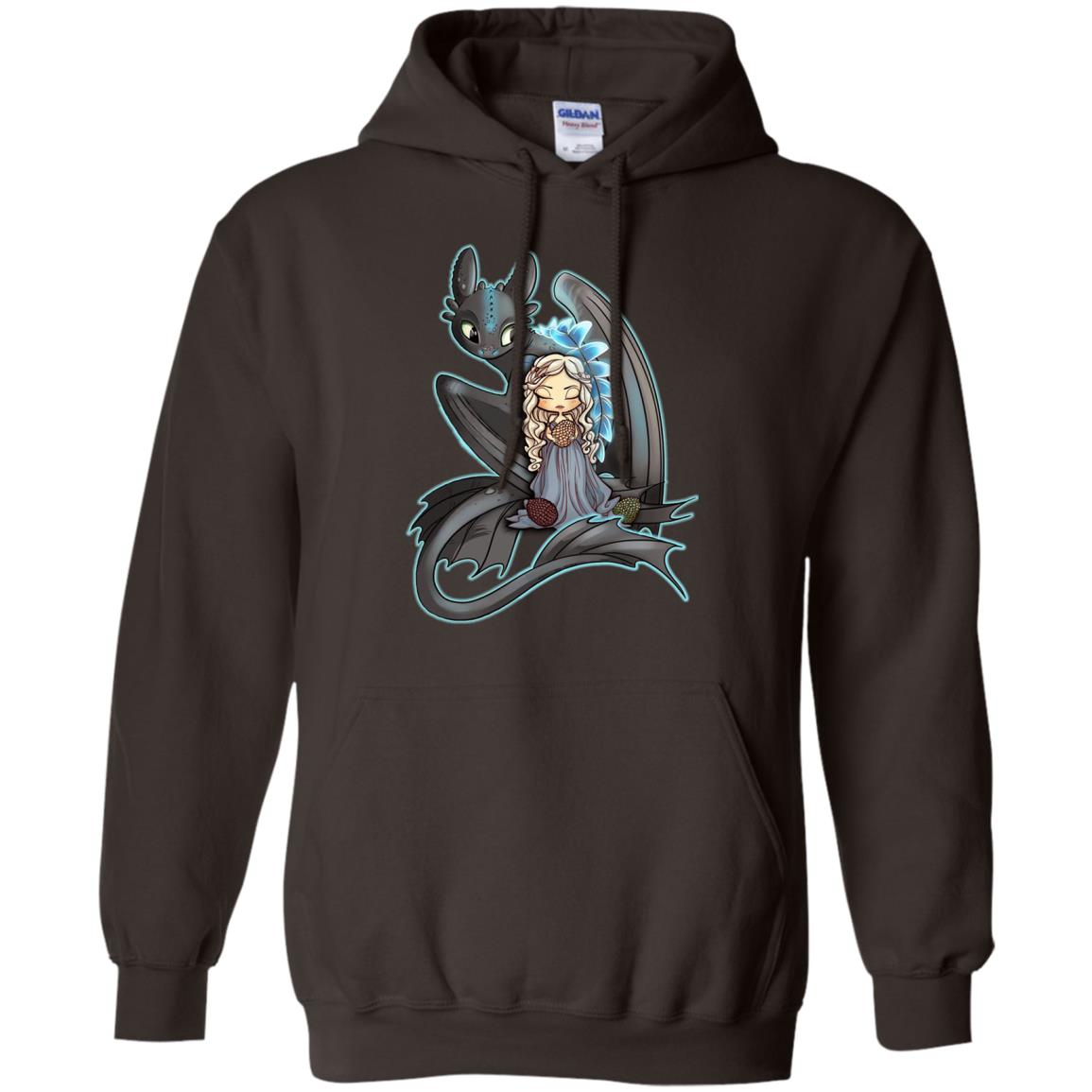 Dragon Night Fury Cartoon Shirt Dark Chocolate