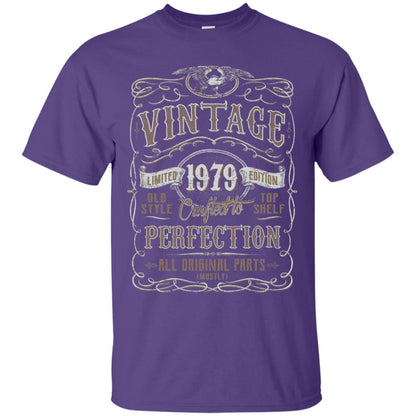 Vintage 1979 Birthday Gift Idea T-shirt Purple