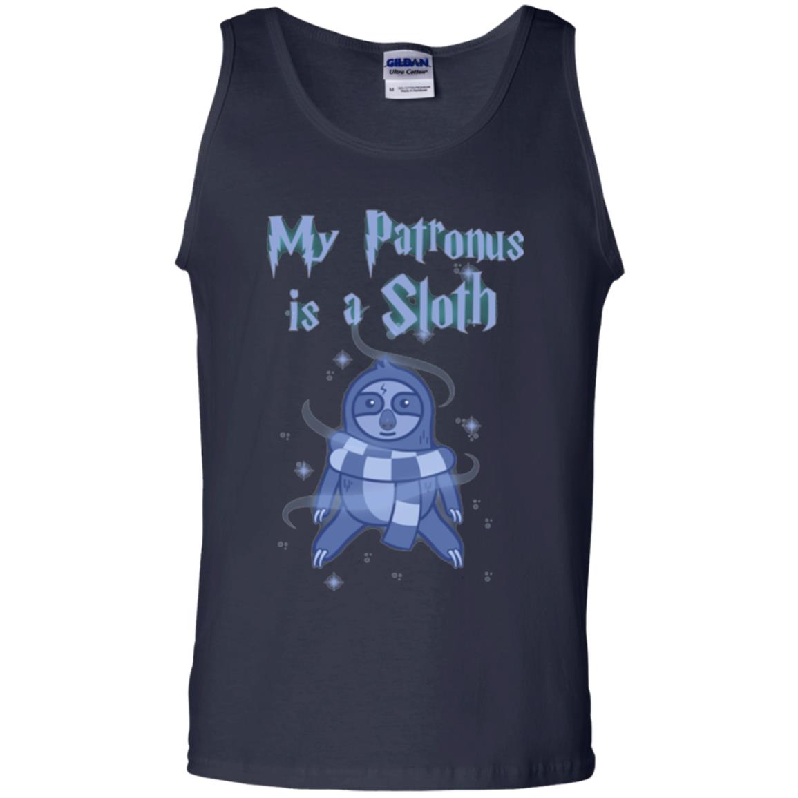 Sloth T-shirt My Patronus Is A Sloth Navy
