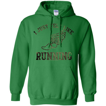 Movie T-Shirt I Just Felt Like Running Irish Green