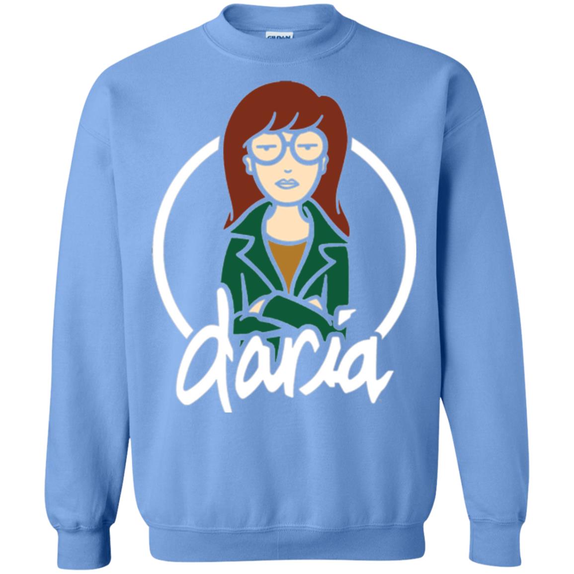 Mtv Daria T-shirt Mad At The World Carolina Blue