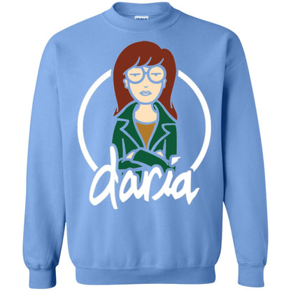 Mtv Daria T-shirt Mad At The World Carolina Blue