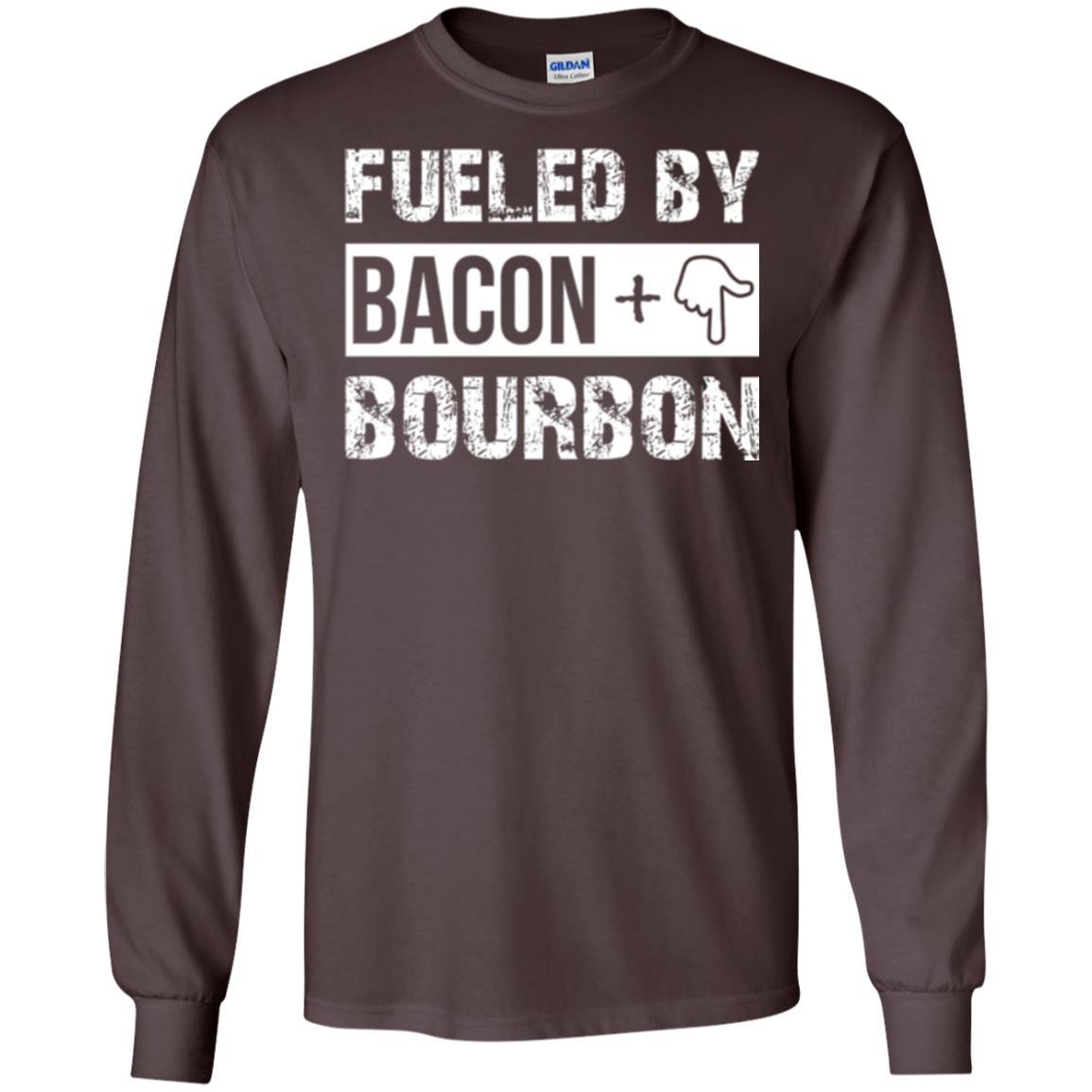 Whisky T-shirt Fueled By Bacon And Bourbon Dark Chocolate