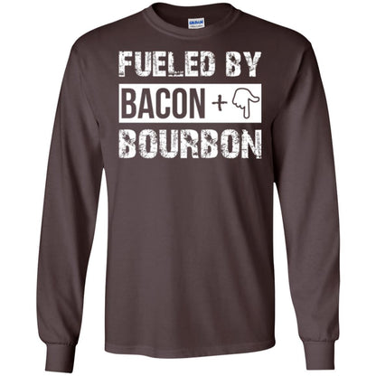 Whisky T-shirt Fueled By Bacon And Bourbon Dark Chocolate