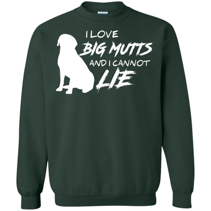Dog Lover T-shirt I Love Big Mutts And I Cannot Lie Forest Green