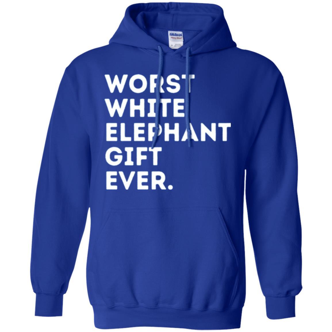 Best Worst White Elephant T-shirt Royal