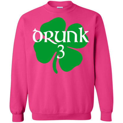 Drunk 3 Lucky Thing St. Patrick_s Day Irish T-shirt Heliconia