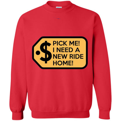 Pick Me I Need A New Ride Home Game Show T-shirts Red