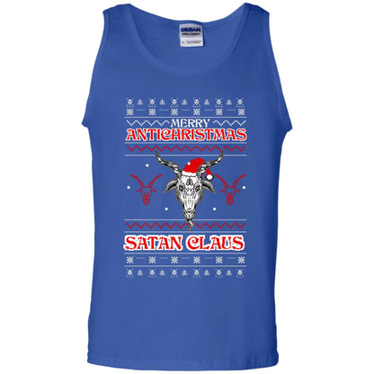 Merry Antichristmas Satan Claus Gift Shirt Royal