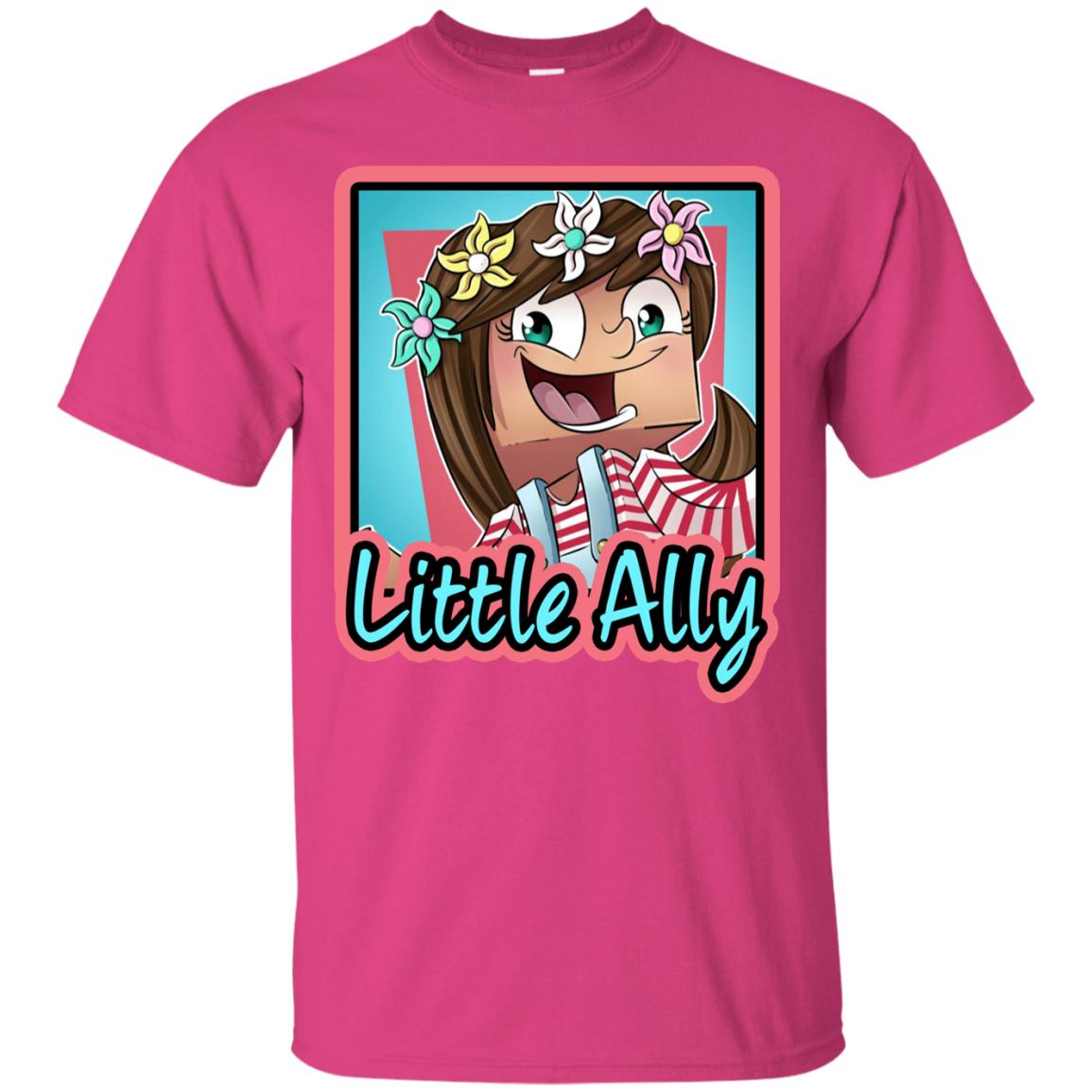 Little Ally Minecraft Little Club Adventures Shirt Heliconia