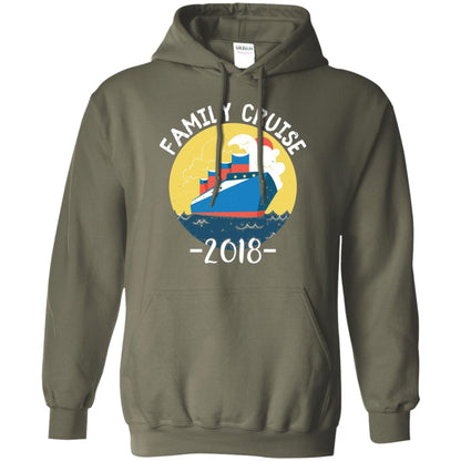 Summer Holiday T-shirt Family Cruise 2018 Military Green